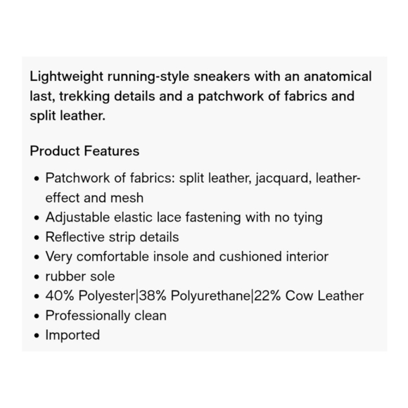 Desigual Trekking Running Sneakers - Sz 6.5 US - Picture 11 of 12